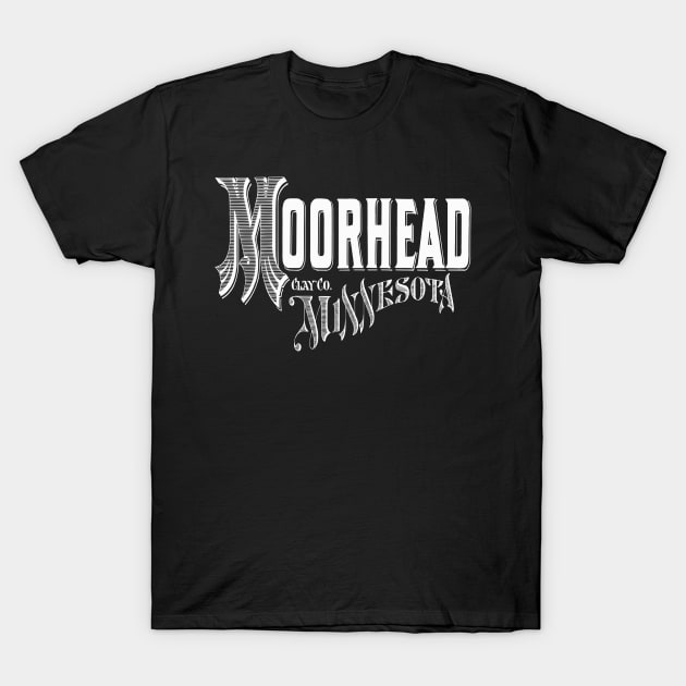 Vintage Moorhead, MN T-Shirt by DonDota